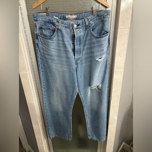 Levi’s ribcage straight ankle jeans